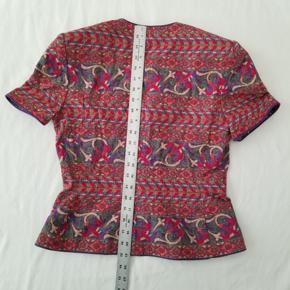 Vintage Crop Top 55% Linen Size 4P - Picture 4 of 11